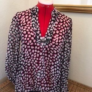 Diana Von Furstenberg Patterned Blouse